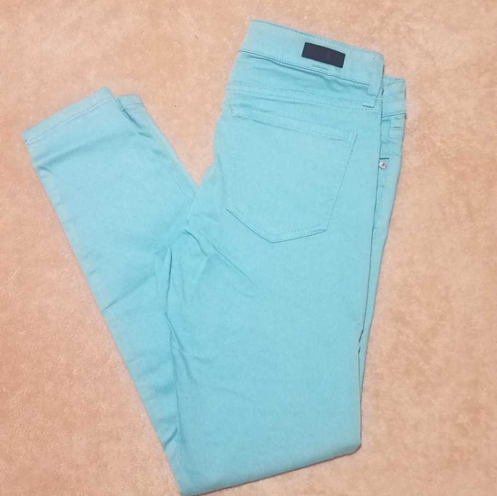Kut from the Kloth Ankle skinny aqua blue jeans size 4 - Picture 7 of 8